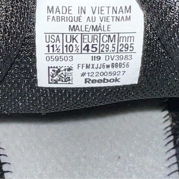 Reebok Speed Breeze Men’s Running Shoes Size 11.5 Black Cool Grey. - Picture 8 of 8